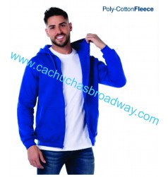 C0702 Sudadera con Capucha, Cangurera y Cierre Unisex